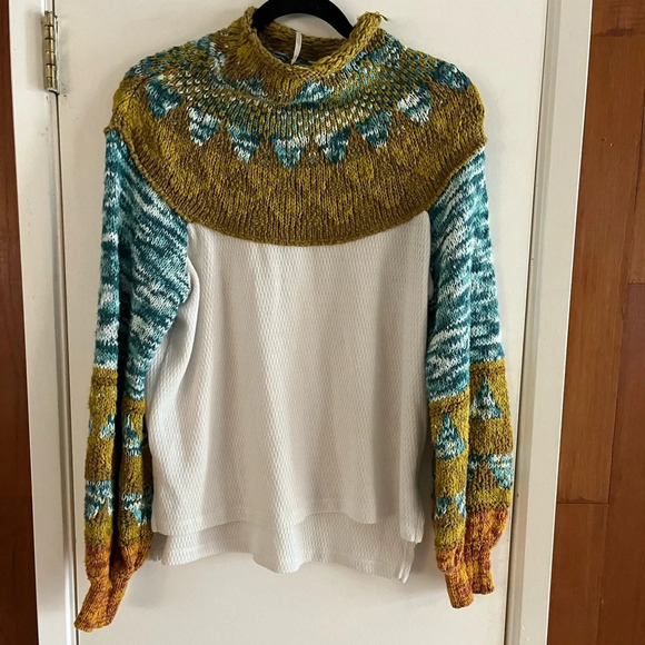 Free People Tops - Free People Swit The Small Stuff Pullover